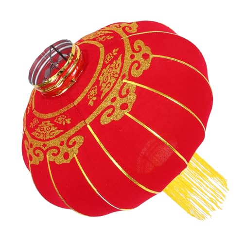 Cabilock Lanterna Vietnamita Rosso Decorazione Capodanno Facile da Appendere Design per Festa Primavera e Celebrazioni Asian Lanterns