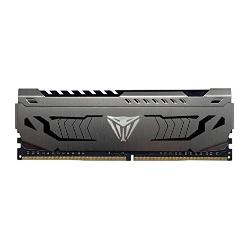 Patriot Viper Steel RAM DDR4 3200 Mhz 32GB (1x32GB) C16 Memoria Gaming XMP 2.0 Grigio