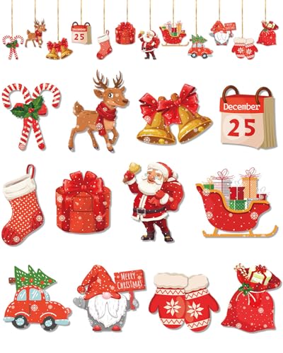 MOPZIJA 12 PCS addobbi natalizi per albero,decorazioni natalizie, natale decorazioni casa,decorazioni albero di natale, per Albero di Natale e Festa la Casa Decorazioni