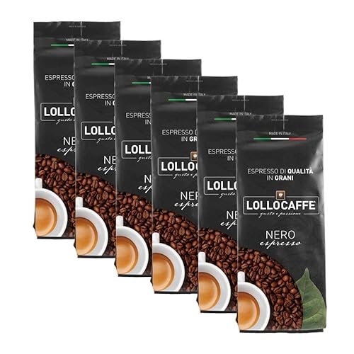 Caffè in grani Espresso Nero Lollo Caffè 1 kg x 6