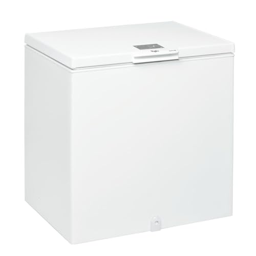 Whirlpool W 204 FO - Congelatore a pozzetto, 204 litri, congelamento 11 kg/24h, Classe energetica E
