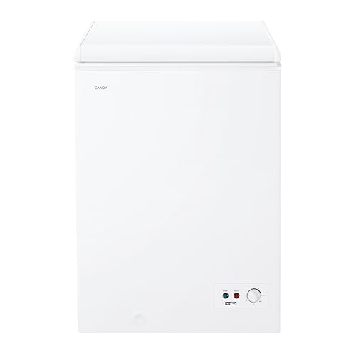 Candy Artico, CCHH 100E, Congelatore a pozzetto, Libera Installazione, 97 Litri, 39/C dB, Funzione Artico, Connesso, Bianco, AxLxP 84,5x54,5x49 cm [Classe di efficienza energetica E]