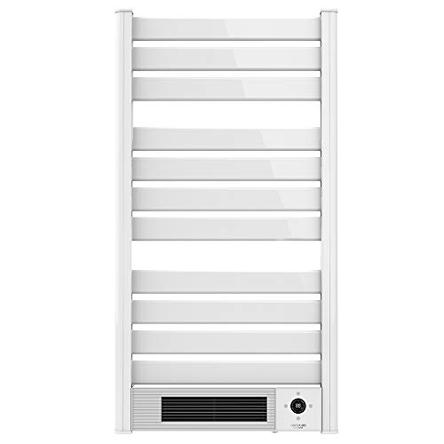 Cecotec Scaldasalviette riscaldatore a risparmio energetico pronto caldo 9770 Asciugamano in ceramica bianca Riscaldatore in ceramica incorporato, 2000 W