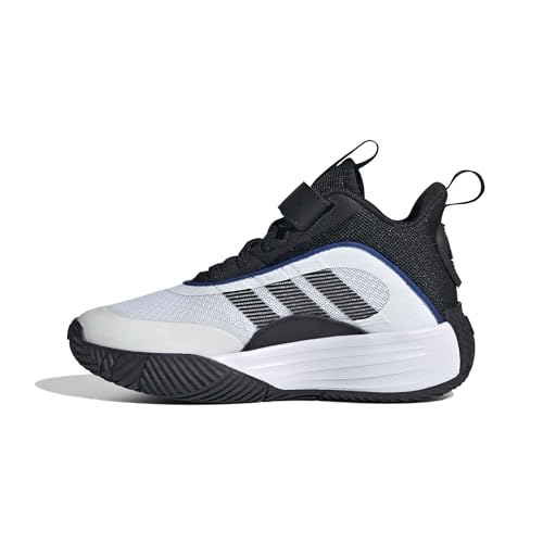 adidas OWNTHEGAME 3.0 Shoes, Scarpe da Basket Unisex-Adulto, Cloud White/Core Black/Core Black, 36 EU