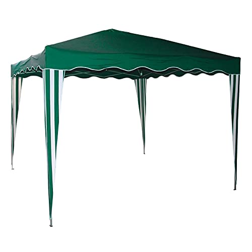 Gazebo pieghevole in alluminio verde