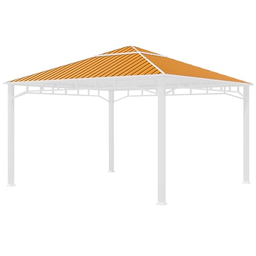 Lastre di ricambio per il tetto per gazebo da giardino Sunset Superior 4x4 m Hardtop in acciaio