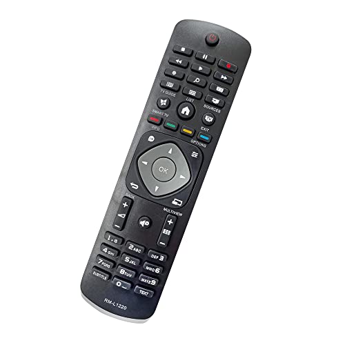 FOXRMT Sostituito Telecomando Philips,adatto per Telecomando Philips 4K UHD HDR Ambilight Smart TV,Nessuna configurazione richiesta telecomando universale philips