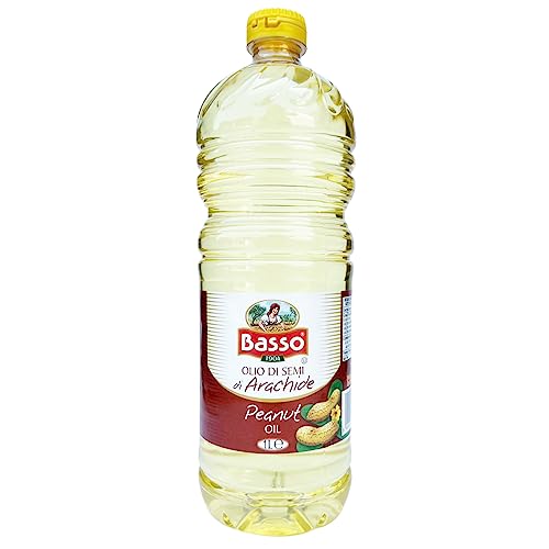 BOTTIGLIA OLIO DI SEMI DI ARACHIDE 1 LITRO OLIO BASSO FRITTURA PEANUT OIL