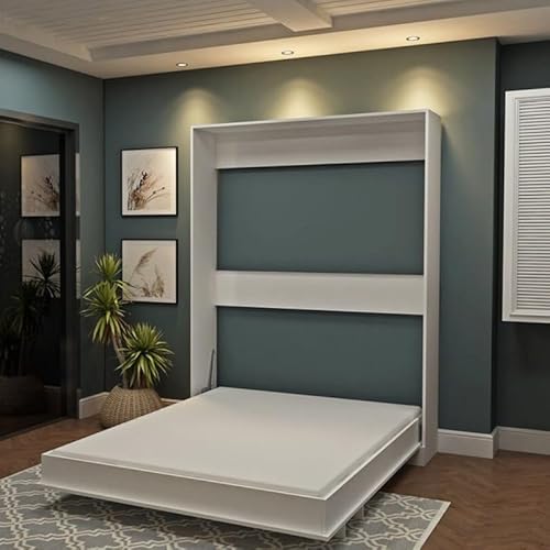 Letto matrimoniale a scomparsa colore bianco 164x221H cm - Primer