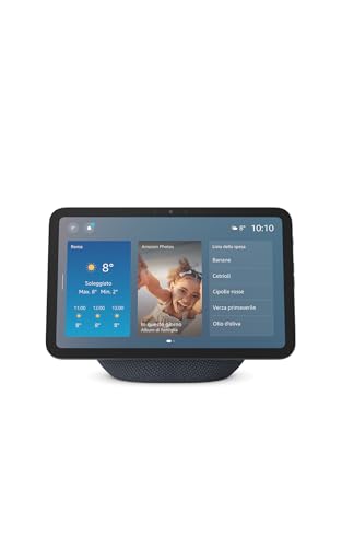 Amazon Echo Show 8 (ultimo modello) - Schermo HD da 8,7" con colori vibranti, audio spaziale e Alexa, Grafite