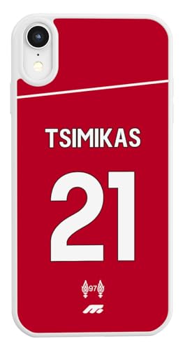 MYCASEFC Cover Calcio Kóstas Tsimíkas Liverpool Personalizzata Alcatel Idol 3 5.5. Custodia da calcio per smartphone per appassionati di calcio, idea regalo, design di alta qualità.