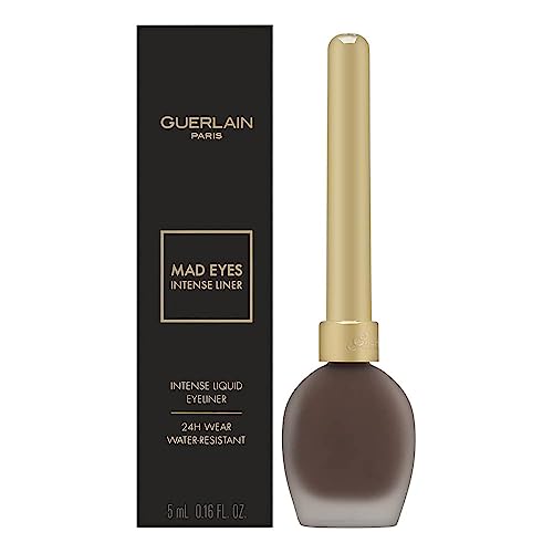 Guerlain Mad Eyes Eyeliner Liquido Intenso, 01 Marrone, 1.1 ml
