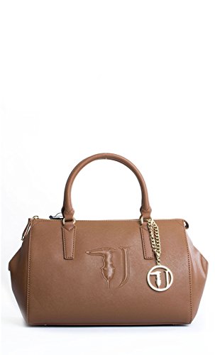 TRUSSARDI JEANS BORSA A MANO NERA C/TRACOLLA