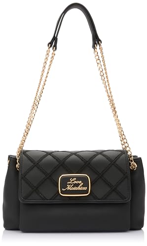 Love Moschino, BORSA A SPALLA Donna, Nero, Taglia unica