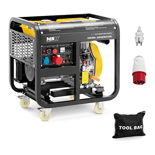 MSW MSW-AVR 8500F MAX EURO5 Gruppo elettrogeno diesel - 8500 W - 30 L - 230/400 V - Mobile - AVR - Euro 5