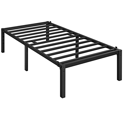 Yaheetech Rete Letto Singolo 41,5 cm in Metallo 90 cm × 190 cm senza Testiera Spazio Aggiuntivo per Camera da Letto
