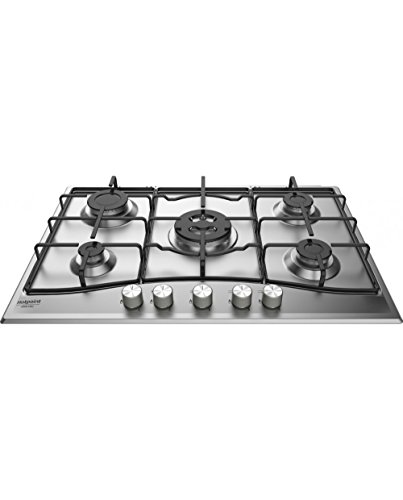 Hotpoint PCN 752 T/IX/HA 5 fuochi gas, 1 tripla corona, Inox