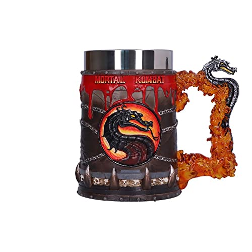Nemesis Now Boccale con licenza ufficiale Mortal Kombat, rosso, 15,5 cm, resina
