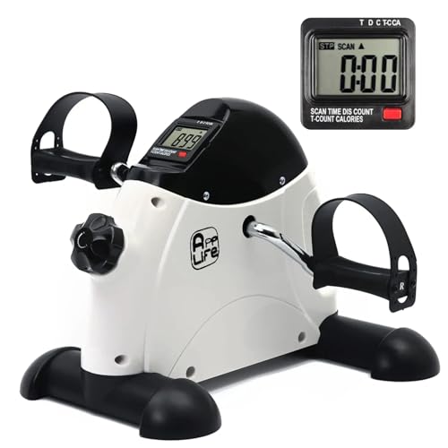 App Life Pedaliera Riabilitazione Mini Cyclette Dispositivo Medico di Classe I Bike Bicicletta Anziani Pedali Antiscivolo Schermo Ginnastica Passiva Esercizio Fitness Gambe E Braccia da Tavolo