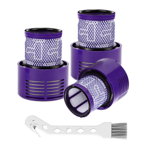 Filtro di ricambio per Dyson V10 SV12 - Filtro Hepa lavabile con spazzola di pulizia e asciugamano - Sostituzione # DY-969082-01 (3)
