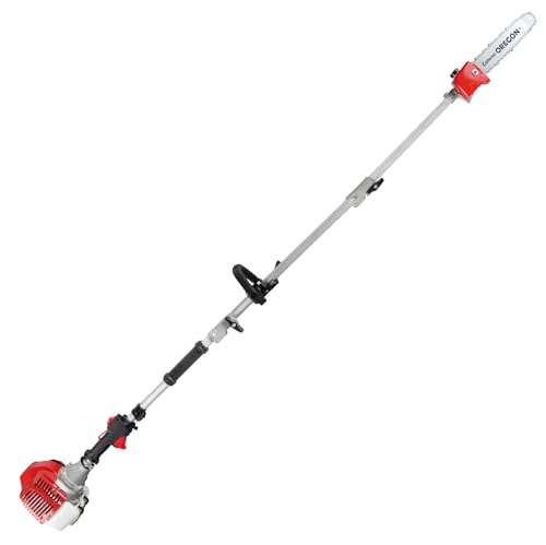 Valex Svettatoio a Scoppio Montana 33 Catalizzato, 33cc 2 Tempi, Potatore Telescopico, Barra Oregon da 30,5cm