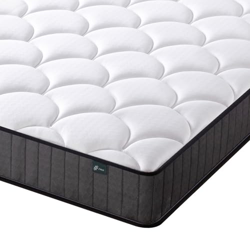 Zinus Materasso Singolo 80x190 Hybrid - Altezza 15 cm - Tight Top - Materasso Memory Foam e Molle Insacchettate - Certificato OEKO-TEX - Comfort Ergonomico