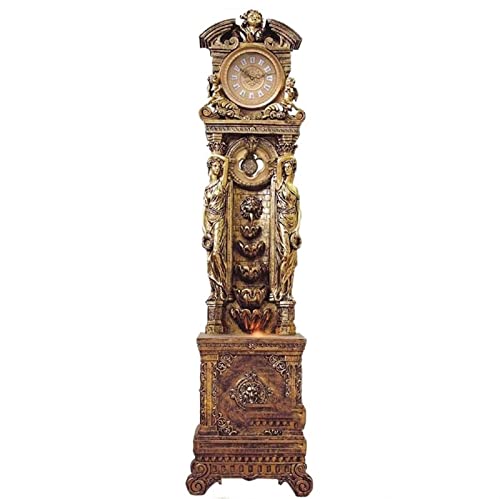 JUNCHENG1008 Orologio a Pendolo Orologio Verticale da Terra, Grande Orologio da Terra, Orologio Verticale, Orologio Antico Europeo, Mobile TV Accanto al Pavimento, Ornamenti Orologio da Terra