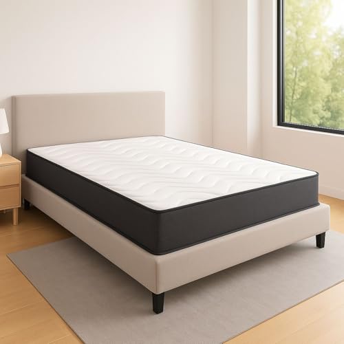 Materasso Memory 120x190 una Piazza e Mezza Modello Ilaria Ortopedico - Alto 20 CM - Anallergico Antiacaro - Alleviamento Punti di Pressione - piazza e mezza