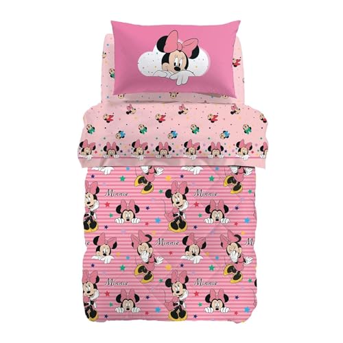 Trapunta Disney Minnie Rainbow in Cotone Caleffi Singolo