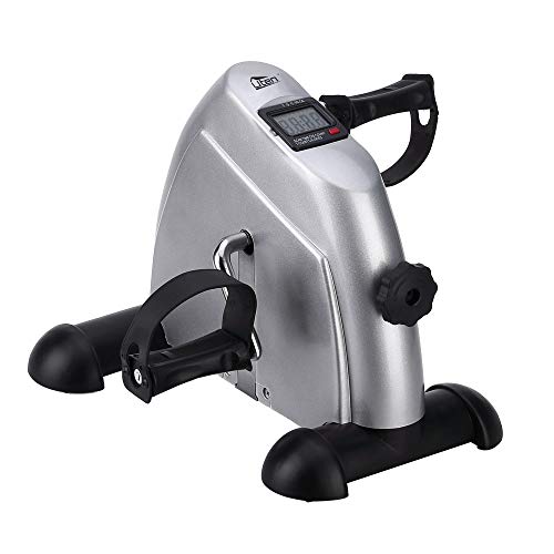 Uten Mini Cyclette, Uten Portable Under-Table Pedal Exercise Bike, Riabilitazione di Gambe e Braccia Con Display LCD, Per le Persone Che si Esercitano Raramente