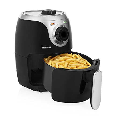 Tristar Crispy Fryer Mini – Capienza da 2 L – 1000 W – 77,8% di consumo energetico in meno – Con termostato e timer – Rivestimento antiaderente – Airfryer FR-6980