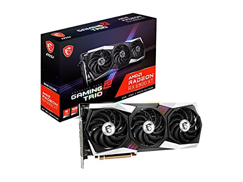 MSI GIGABYTE Gaming Radeon RX 6900 XT Gaming Z Trio 16G 16GB GDDR6 256-bit HDMI/DP Nvlink Torx Fan 4 AMD (RX 6900 XT Gaming Z Trio 16G)
