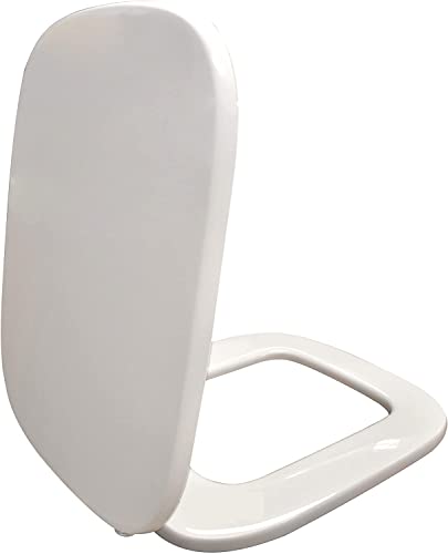 Ideal Standard - Rio, Copriwater compatibile, Copri wc rettangolare squadrato, Bianco