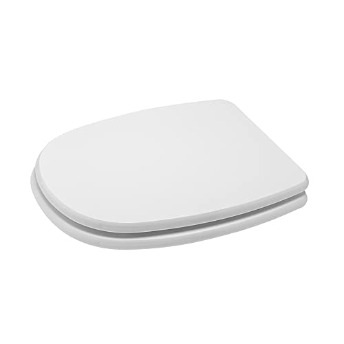 Copriwater Compatibile Square Pozzi Ginori, Modello dedicato in Legno MDF Verniciato Bianco