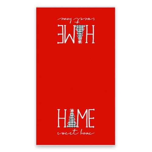 FANSU Strofinacci da Cucina Natale, Set 2 Strofinacci da Cucina Natalizi Canovacci Cucina Microfibra 45x66cm Asciugamano da Cucina Morbido Assorbente Asciugamani da Bar (Buon anno)