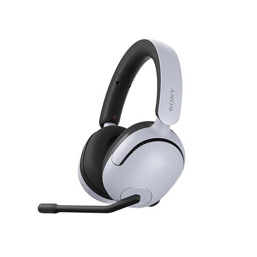 Sony INZONE H5 - Cuffie gaming wireless, Suono spaziale a 360 gradi per il gaming, Vestibilit&agrave; comoda, Durata della batteria 28 ore, Bassa latenza, Microfono con AI, Compatibili con PC e PS5-Bianco