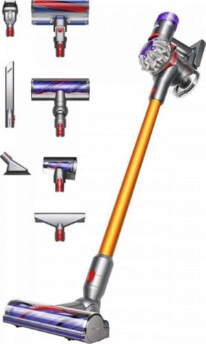 Dyson V8 Absolute Aspirapolvere Senza Filo, 115 AW, fino a 40 min di autonomia, Spazzola Motorbar anti-groviglio, rimuove peli di animali, Spazzola Fluffy, aspirapolvere portatile e per pavimenti