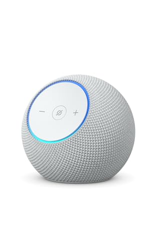 Nuovo Amazon Echo Dot Max - Altoparlante Alexa con audio avvolgente, Hub Casa Intelligente integrato, Bianco ghiaccio