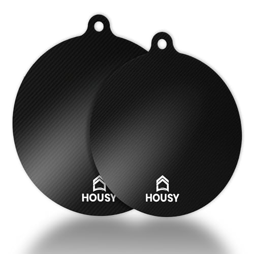 HOUSY Protezione Piano Induzione Antigraffio e Resistente al Calore - Set Tappetini Sottopentola e Copri Piano Induzione in Fibra di Vetro Lavabile e Sicura per la Cucina (2 Pezzi)