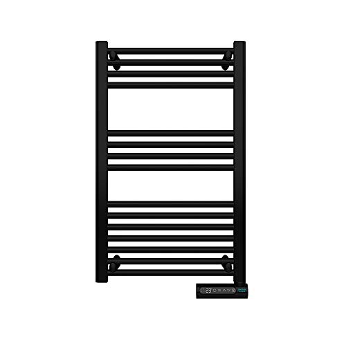 Cecotec Scaldasalviette Elettrico a Basso Consumo ReadyWarm 9100 Asciugamano Intelligente Nero 500 W, Display LED, Touch Control, Timer, 3 Modalità Operative, 2 Sistemi di Sicurezza