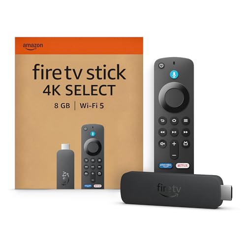 Amazon Fire TV Stick 4K Select (ultimo modello) - Trasmetti in streaming in 4K centinaia di migliaia di film ed episodi TV, e la TV in diretta gratis