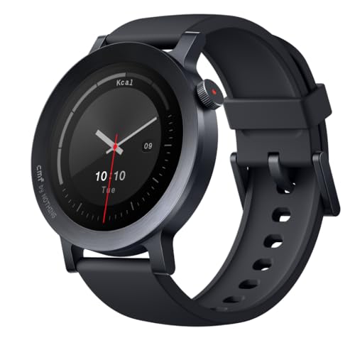 CMF Watch 3 Pro – Smartwatch con Display AMOLED da 1,43", 13 giorni di autonomia, Dual-band GPS integrato, chiamate Bluetooth e monitoraggio della frequenza cardiaca – Grigio scuro