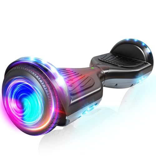 Hoverboard, hoverboard a due ruote da 6,5 pollici con altoparlante Bluetooth, luci LED colorate, regalo per bambini e ragazzi