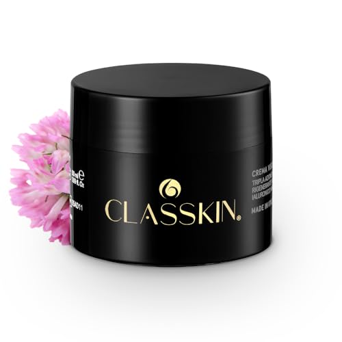 Classkin, Crema Viso Leggera Idratante Antirughe Rigenerante con Bakuchiol, Vitamina C, Acido Ialuronico e Niacinamide, Giorno e Notte per Pelle Luminosa,Uniforme e Tonica, Anti-Età Donna e Uomo,50 ml
