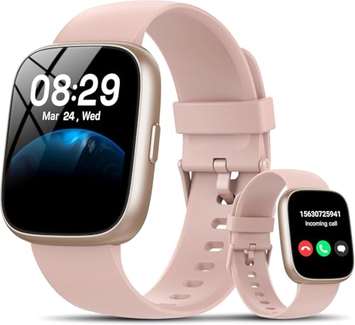 Smartwatch Uomo Donna con Alexa, 1.83" Orologio Smart Watch, Chiamate Bluetooth, 110+Modalità Sportive,Impermeabile IP68, Orologio Fitness con Frequenza Cardiaca/Sonno/Ciclo Mestruale per Android iOS