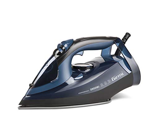 Girmi ST6204 Ferro da Stiro a Vapore 2800W, Colpo Vapore 140g, Serbatoio 380ml, Piastra INOX con Asola Salvabottoni, Stiratura a Secco e a Vapore Anche in Verticale