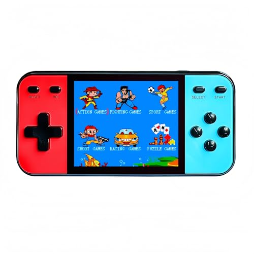 CZT 3.0" Console per Videogiochi Portatile da 240 Giochi Integrati per Azione/Sport/Aparatutto/Corse Si collega alla TV Giocattoli Elettronici Casual la casa Ideali Come Regali di Natale/feste