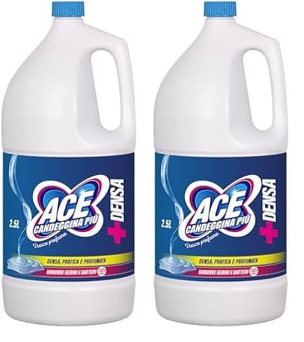 ACE Candeggina Denso+, Fresco Profumo, Flacone da 2.5 litri (Confezione da 2)