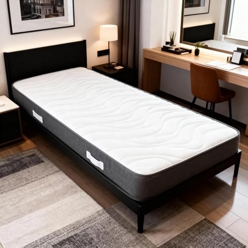 MENK&Euml;LL Materasso Singolo 80x190 Memory Foam - Alto 20cm - Ortopedico ed Ergonomico, Allevia i Punti di Pressione - Anallergico, Antiacaro e Anti Muffa, Antibatterico - Rigido, Supporto fino a 200kg
