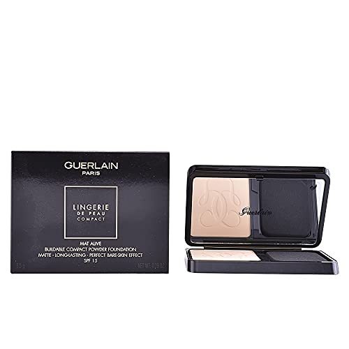 Guerlain Lingerie De Peau Compact Mat Alive 02n-clair, 8.5 Grammo